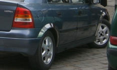 Opel Astra G classic 1998-2012 Nakładki na nadkola (4 szt, stal nierdzewna) zdjęcia 2