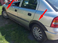 Opel Astra G classic 1998-2012 Nakładki na nadkola (SD/HB) (4 szt, czarne) zdjęcia 1