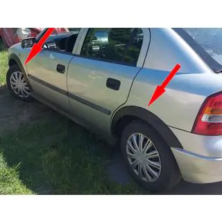 Nakładki na nadkola (SD/HB) (4 szt, czarne)