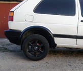 Volkswagen Golf 2 1983-1992 Nakładki na nadkola (4 szt, czarne) zdjęcia 3