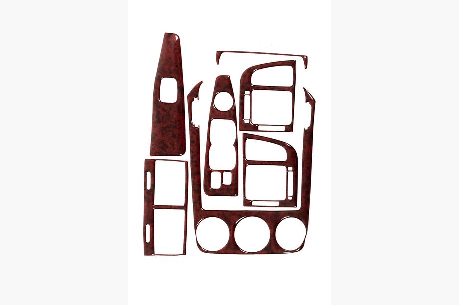 Kia Cerato 1 2004-2009 Nakładki na deskę rozdzielczą 2004-2006 (HB) Aluminium Image