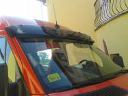 Mercedes Sprinter W906 2006–2018 Daszek na szybę przednią na ramie V1 (czarny połysk, 5mm) zdjęcia 10