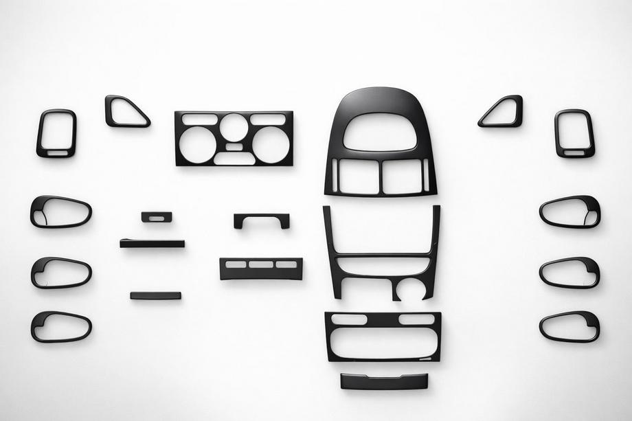 Mitsubishi Carisma 1995-2004 Nakładki na Deskę Rozdzielczą (1995-1999) Aluminium Image