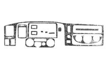 Mitsubishi Pajero Sport 1996-2007 Nakładki na deskę rozdzielczą (1996-2002) Aluminium zdjęcia 3