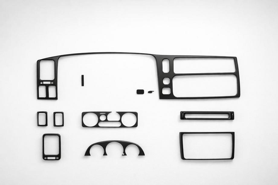 Mitsubishi Pajero Sport 1996-2007 Nakładki na deskę rozdzielczą (1996-2002) Aluminium Image
