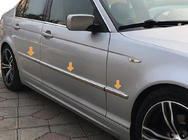 BMW 3 Series E46 1998-2006 Chromowane Listwy Drzwiowe Stal Nierdzewna zdjęcia 1