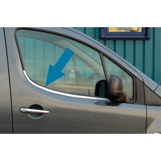 Listwy Ozdobne Szyb ze Stali Nierdzewnej Citroen Berlingo 2008-2018 zdjęcia 1