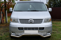 Volkswagen T5 Transporter 2003-2010 Osłona przednia Wave ST007 (stal nierdzewna) zdjęcia 1