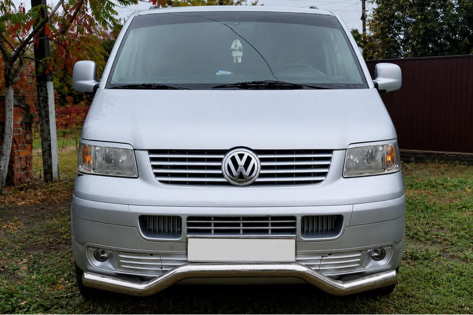 Volkswagen T5 Transporter 2003-2010 Osłona przednia Wave ST007 (stal nierdzewna) Image