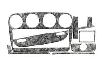Opel Omega B 1994-2003 Nakładki na deskę rozdzielczą (1993-1999) Aluminium zdjęcia 1