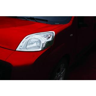Nakładki na Reflektory Chrom (2 szt., Stal Nierdzewna) Citroen Nemo 2007-2017 zdjęcia 1