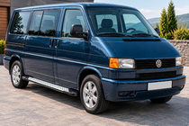 Volkswagen T4 Caravelle/Multivan 1990–2003 Progi Boczne Allmond Grey (2 szt., Aluminium) zdjęcia 1