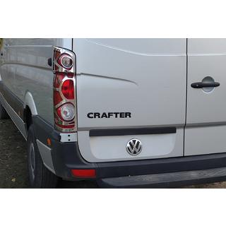 Chromowane Nakładki na Lampy Tylne (2 szt, Stal Nierdzewna) Volkswagen Crafter 2006-2016 zdjęcia 1