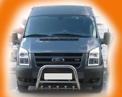 Ford Transit 2000–2014 Grill Guard WT003 (2006-2014, Stal Nierdzewna) zdjęcia 5