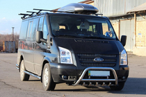 Ford Transit 2000–2014 Grill Guard WT003 (2006-2014, Stal Nierdzewna) zdjęcia 2