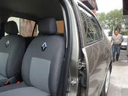 Renault Logan II 2013-2022 Pokrowce Samochodowe (Materiałowe, Classik) zdjęcia 5
