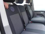 Volkswagen T5 Multivan 2003–2010 Pokrowce Samochodowe (Materiałowe, Classik) Przednie fotele (2↗1) zdjęcia 9