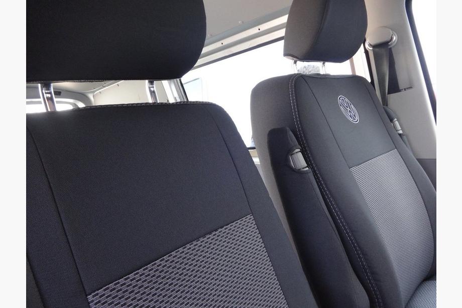 Volkswagen T5 2010-2015 Pokrowce Samochodowe (Materiałowe, Classik) Komplet wnetrza → Przednie fotele (1+1) Zdjęcia 4