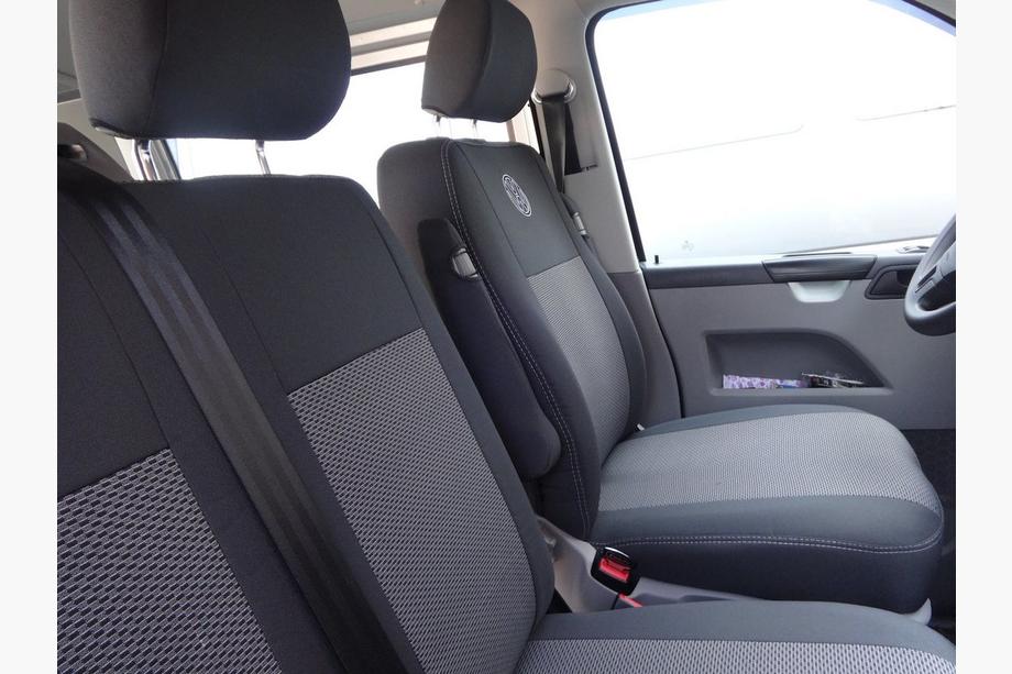 Volkswagen T5 2010-2015 Pokrowce Samochodowe (Materiałowe, Classik) Komplet wnetrza → Przednie fotele (1+1) Zdjęcia 7