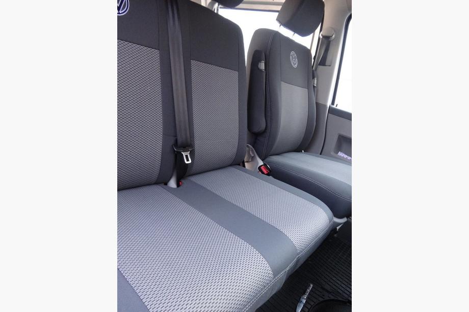Volkswagen T5 2010-2015 Pokrowce Samochodowe (Materiałowe, Classik) Komplet wnetrza → Przednie fotele (1+1) Zdjęcia 8