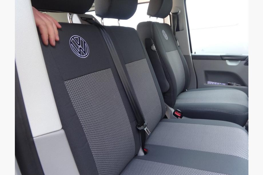 Volkswagen T5 2010-2015 Pokrowce Samochodowe (Materiałowe, Classik) Komplet wnetrza → Przednie fotele (1+1) Zdjęcia 9