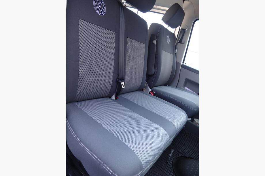 Volkswagen T5 2010-2015 Pokrowce Samochodowe (Materiałowe, Classik) Komplet wnetrza → Przednie fotele (1+1) Zdjęcia 11