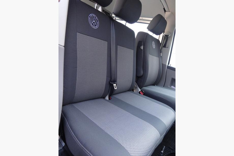 Volkswagen T5 2010-2015 Pokrowce Samochodowe (Materiałowe, Classik) Komplet wnetrza → Przednie fotele (1+1) Zdjęcia 12