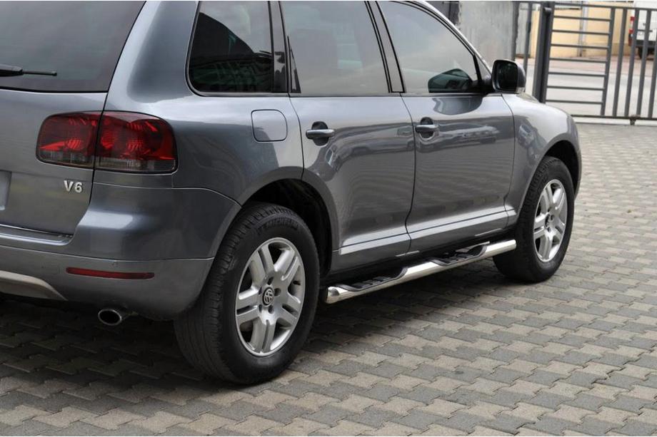 Volkswagen Touareg 2002–2010 Rury Boczne (2 szt., Stal Nierdzewna) Image