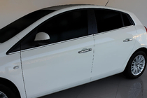 Fiat Bravo 2008-2016 Listwy okienne stal nierdzewna (6 szt.) zdjęcia 1