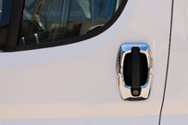 Fiat Ducato 2006-2025 Nakładki na Klamek Chromowane (Stal Nierdzewna) Nakładki na klamki (4 szt.) zdjęcia 2