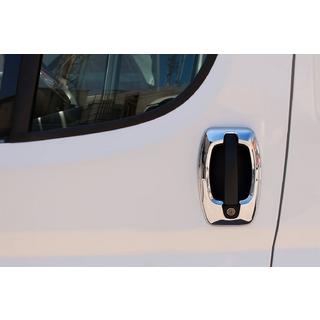 Nakładki na Klamek Chromowane (Stal Nierdzewna) Fiat Ducato 2006-2025 zdjęcia 2
