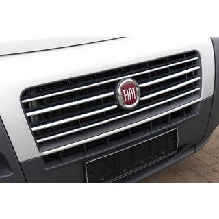 Chromowane Nakładki na Grill 2006-2014 (6 szt., Stal Nierdzewna) Fiat Ducato 2006-2025 zdjęcia 1