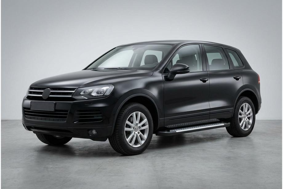 Volkswagen Touareg 2010-2018 Progi Boczne Allmond Grey (2 szt., Aluminium) Image