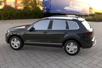 Volkswagen Touareg 2010-2018 Tylna Belka Nierdzewna zdjęcia 2