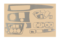 Mitsubishi Lancer 9 2004-2008 Nakładka na deskę rozdzielczą V1 (Meric) zdjęcia 9