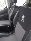 Peugeot Partner Tepee 2008-2018 Pokrowce Samochodowe (Skaj+Tkanina, Premium) Przednie Fotele zdjęcia 4