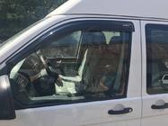 Volkswagen T5 Transporter 2003-2010 Deflektory Okien (2 szt, MyRacing) zdjęcia 3