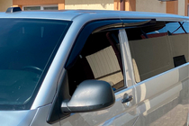 Volkswagen T5 Transporter 2003-2010 Deflektory Okien (4 szt., Sunplex Sport) zdjęcia 14