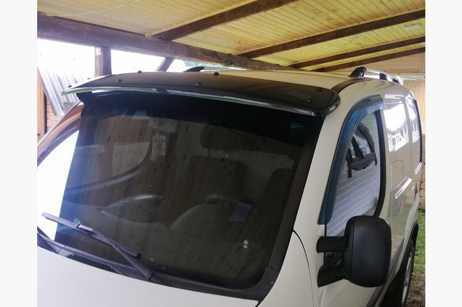 Fiat Doblo I 2001-2005 Daszek na przednia szybe (czarny polysk, 5mm) Zdjęcia 12