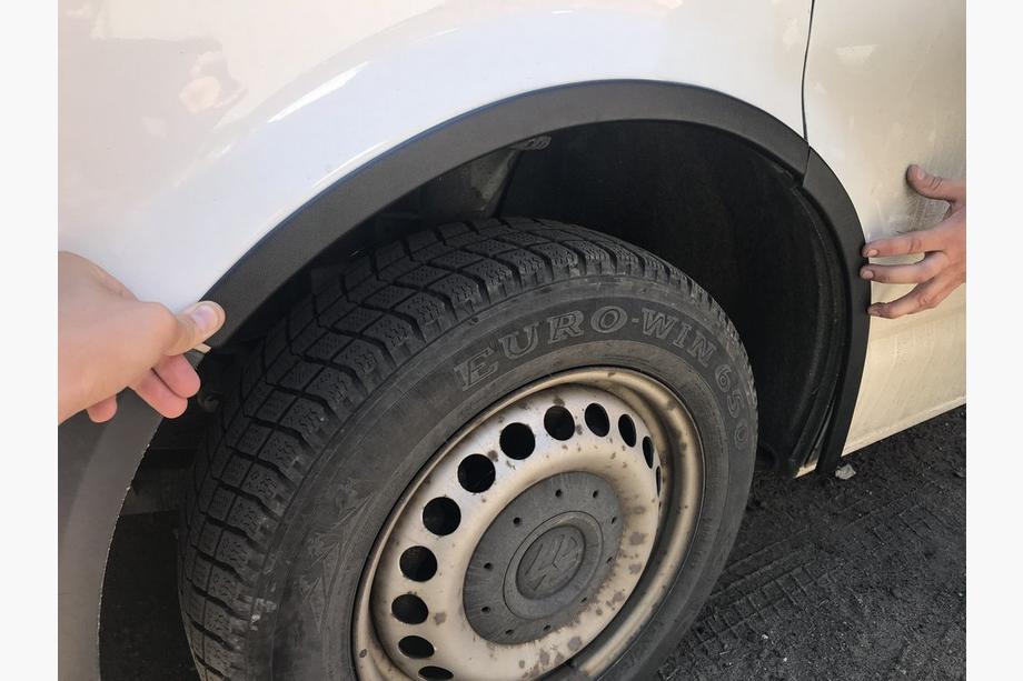 Volkswagen T5 2010-2015 Poszerzenia nadkoli (6 szt, ABS) Zdjęcia 3
