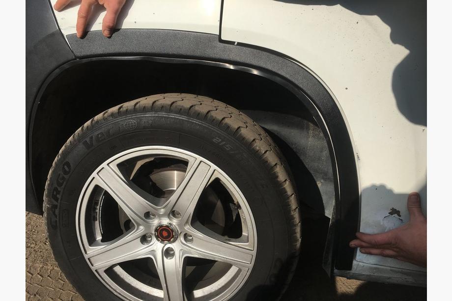 Peugeot Boxer 2006-2025 Nakładki na nadkola (4 szt, czarne) Zdjęcia 13