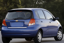 Chevrolet Aveo T200 2002-2008 Listwa bagażnika stal nierdzewna Sedan zdjęcia 1