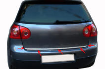 Volkswagen Golf 5 2003-2009 Listwa bagażnika stal nierdzewna zdjęcia 2