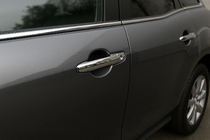 Mazda CX-7 2006-2012 Nakładki na klamki Chrom V2 (4 szt, Stal Nierdzewna) zdjęcia 1