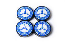 Mercedes-Benz Dekielki na felgi 55,5mm/57mm bez pierścienia (kpl. 4 szt., niebieskie) zdjęcia 2