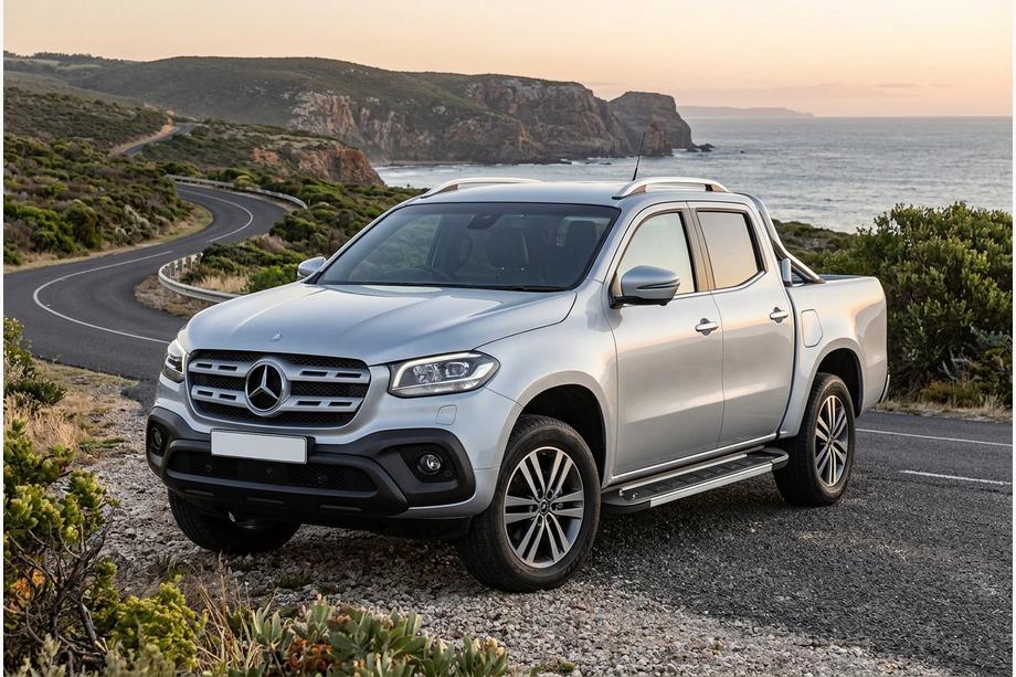 Mercedes X class 2017-2020 Progi Boczné RedLine V1 (2 szt., Aluminium) Image
