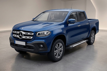 Mercedes X class 2017-2020 Progi Boczne Line (2 szt., Aluminium) zdjęcia 1