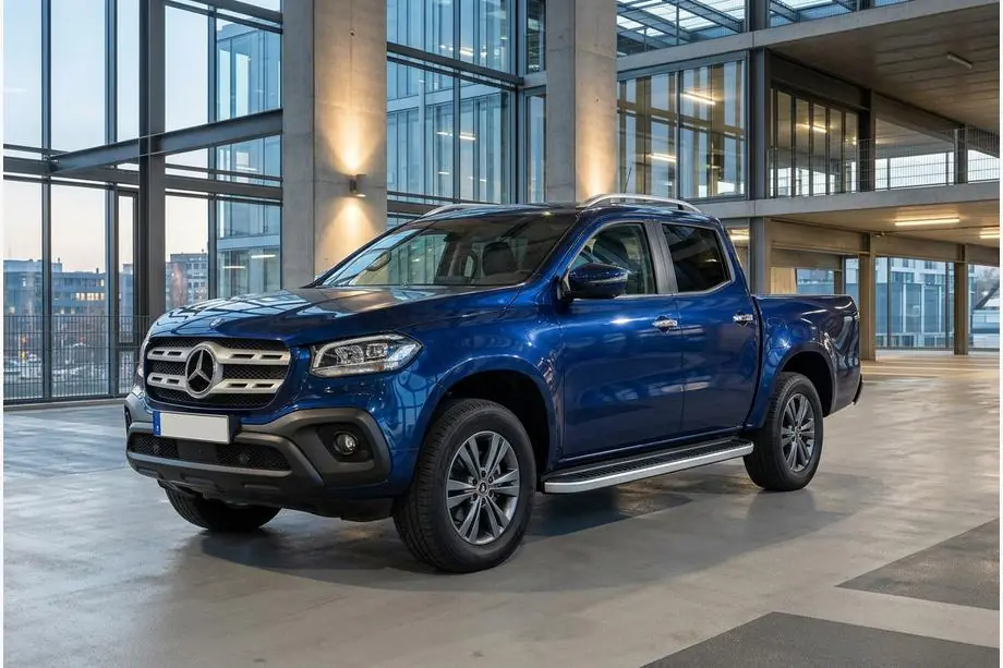 Mercedes X class 2017-2020 Progi Boczné Tayga Grey V1 (2 szt., Aluminium) Image