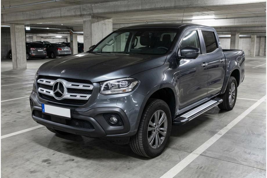 Mercedes X class 2017-2020 Progi Boczné Rainbow (2 szt., Aluminium) Image
