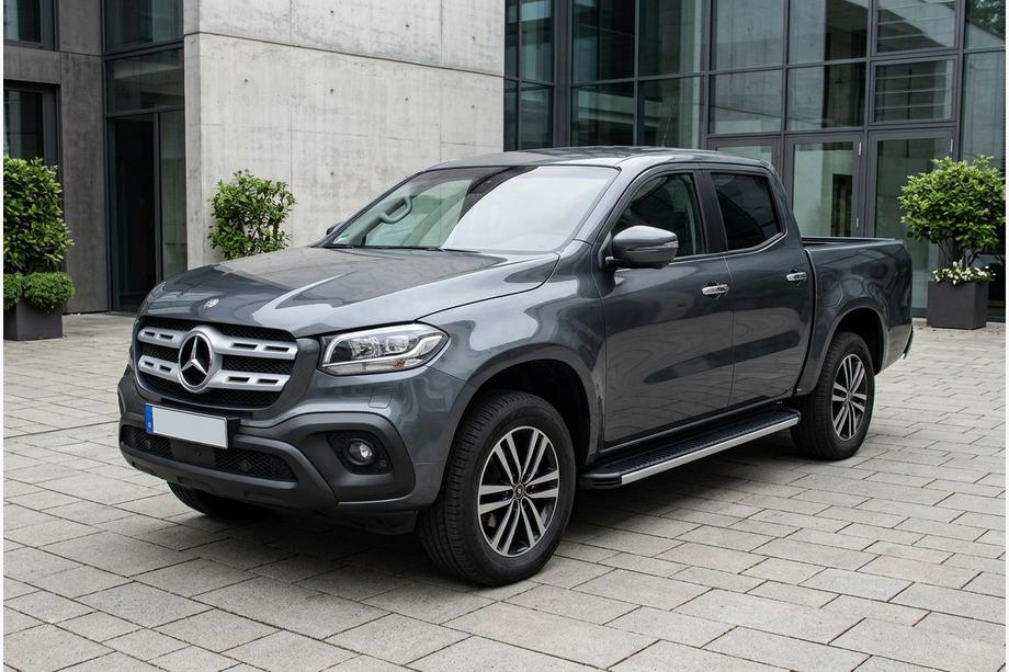 Mercedes X class 2017-2020 Progi Boczné Maya V1 (2 szt., Aluminium) Image